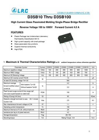  Datasheet Preview Page 1