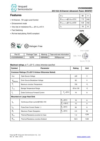  Datasheet Preview Page 1