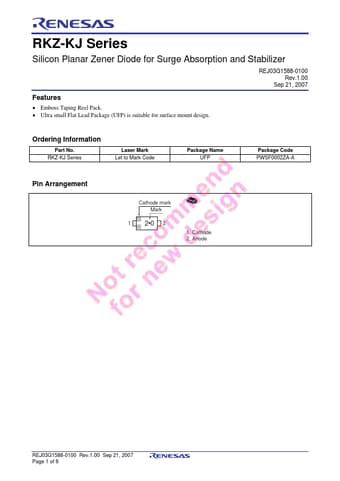  Datasheet Preview Page 1