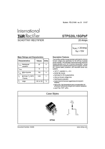  Datasheet Preview Page 1