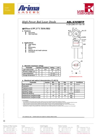  Datasheet Preview Page 1