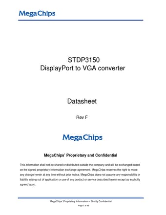  Datasheet Preview Page 1