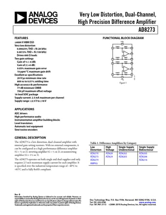  Datasheet Preview Page 1