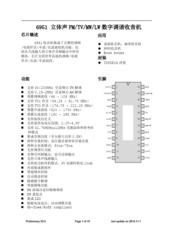  Datasheet Preview Page 1
