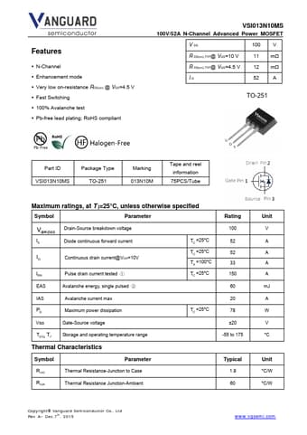  Datasheet Preview Page 1