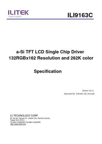  Datasheet Preview Page 1