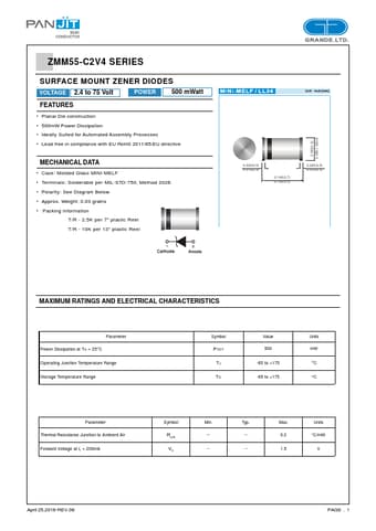  Datasheet Preview Page 1