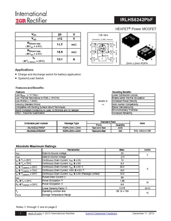 Datasheet Preview Page 1