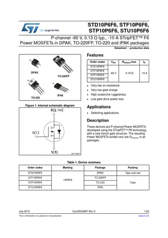  Datasheet Preview Page 1