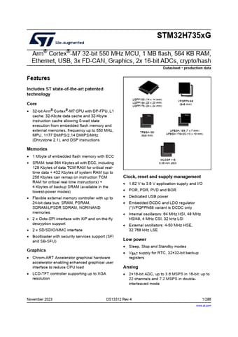  Datasheet Preview Page 1