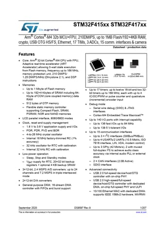 Datasheet Preview Page 1