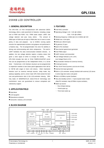  Datasheet Preview Page 1