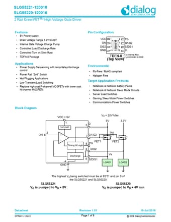  Datasheet Preview Page 1