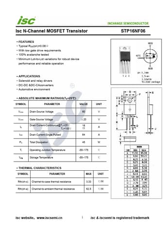  Datasheet Preview Page 1