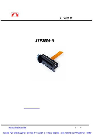  Datasheet Preview Page 1