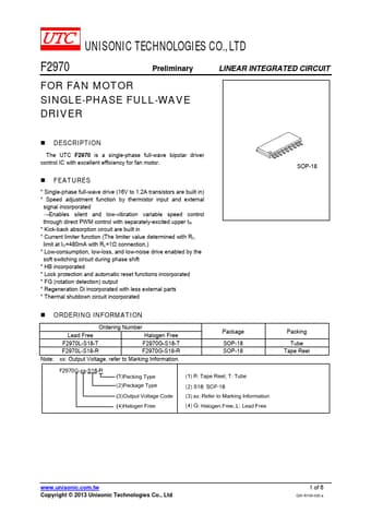  Datasheet Preview Page 1
