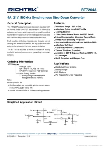  Datasheet Preview Page 1