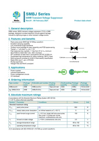  Datasheet Preview Page 1