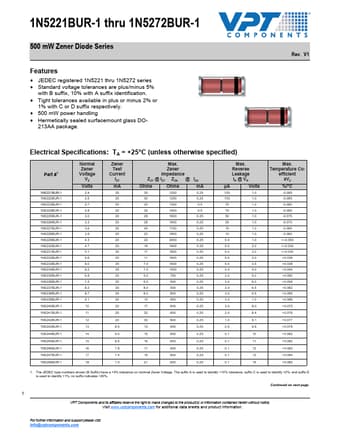  Datasheet Preview Page 1