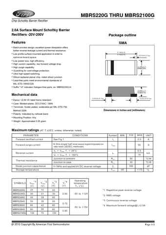  Datasheet Preview Page 1