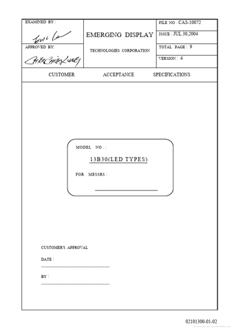  Datasheet Preview Page 1