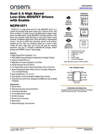  Datasheet Preview Page 1