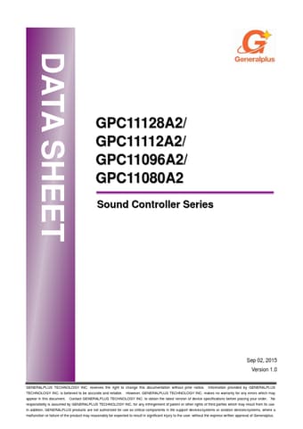  Datasheet Preview Page 1