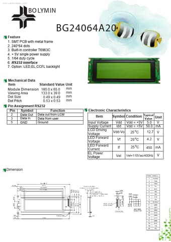  Datasheet Preview Page 1