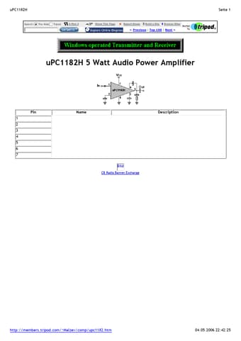  Datasheet Preview Page 1