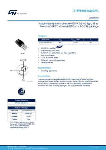  Datasheet Preview Page 1