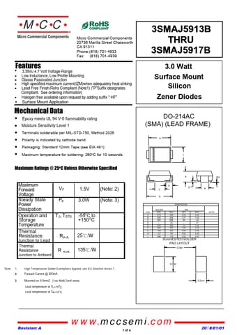  Datasheet Preview Page 1