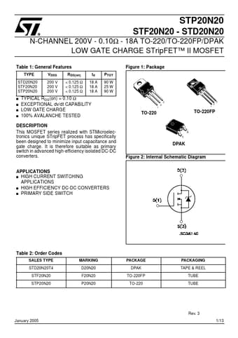  Datasheet Preview Page 1