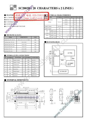 Datasheet Preview Page 1