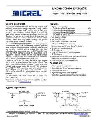 Datasheet Preview Page 1