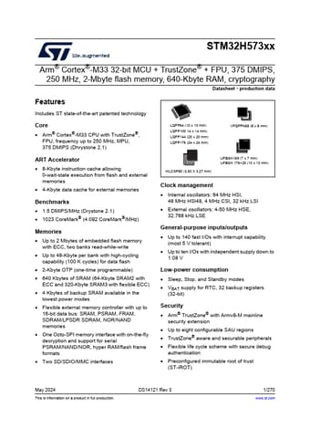  Datasheet Preview Page 1