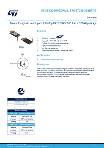  Datasheet Preview Page 1