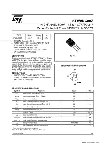  Datasheet Preview Page 1