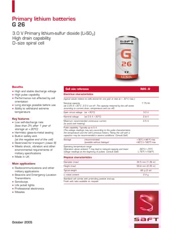  Datasheet Preview Page 1