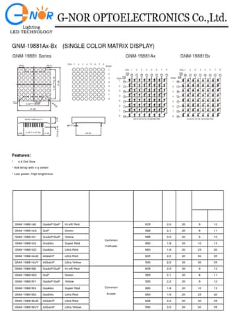  Datasheet Preview Page 1