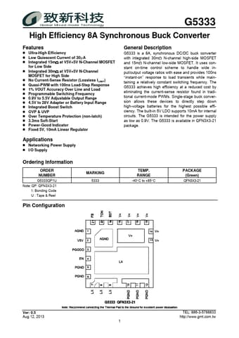 Datasheet Preview Page 1