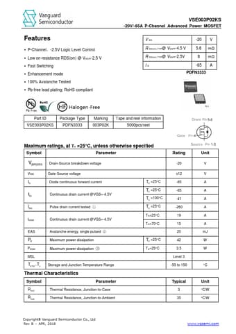  Datasheet Preview Page 1