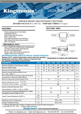  Datasheet Preview Page 1
