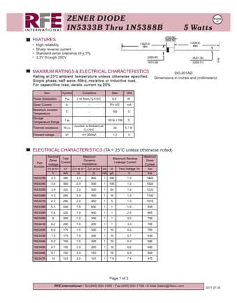  Datasheet Preview Page 1