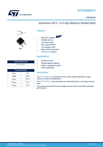 Datasheet Preview Page 1