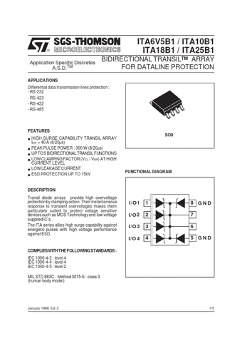  Datasheet Preview Page 1