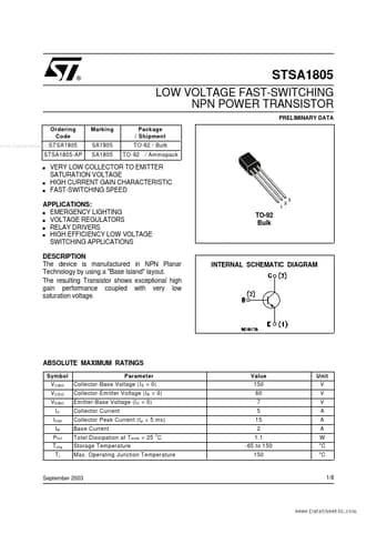  Datasheet Preview Page 1