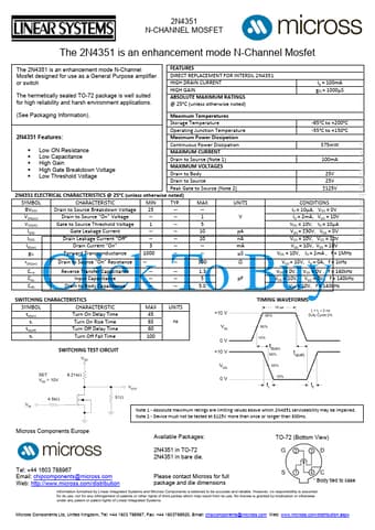  Datasheet Preview Page 1