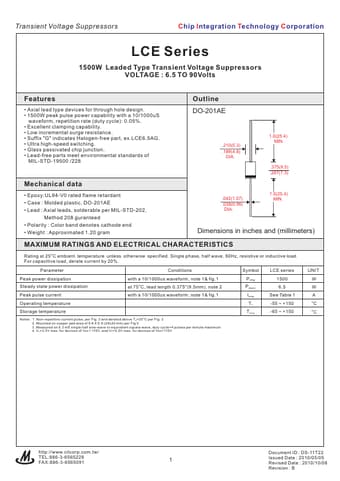  Datasheet Preview Page 1