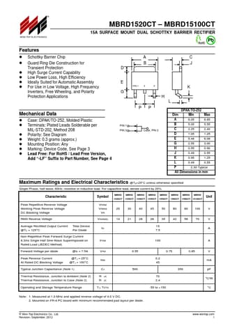  Datasheet Preview Page 1