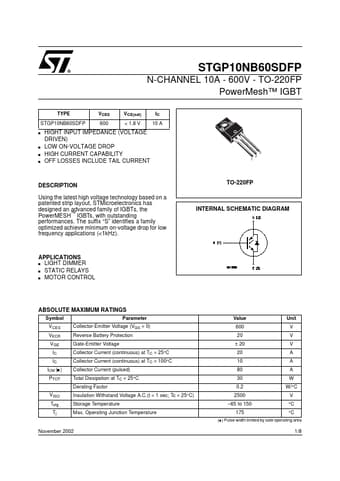 Datasheet Preview Page 1